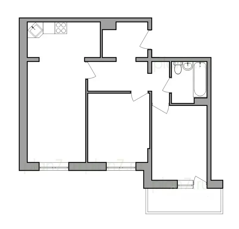 3-к кв. Иркутская область, Иркутск Ново-Ленино мкр, 1-й Ленинский ... - Фото 0