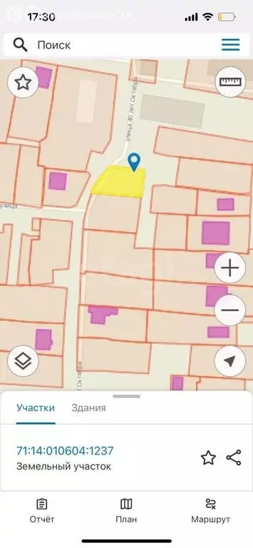 Участок в посёлок Рождественский, улица 40 лет Октября (4.9 м) - Фото 1