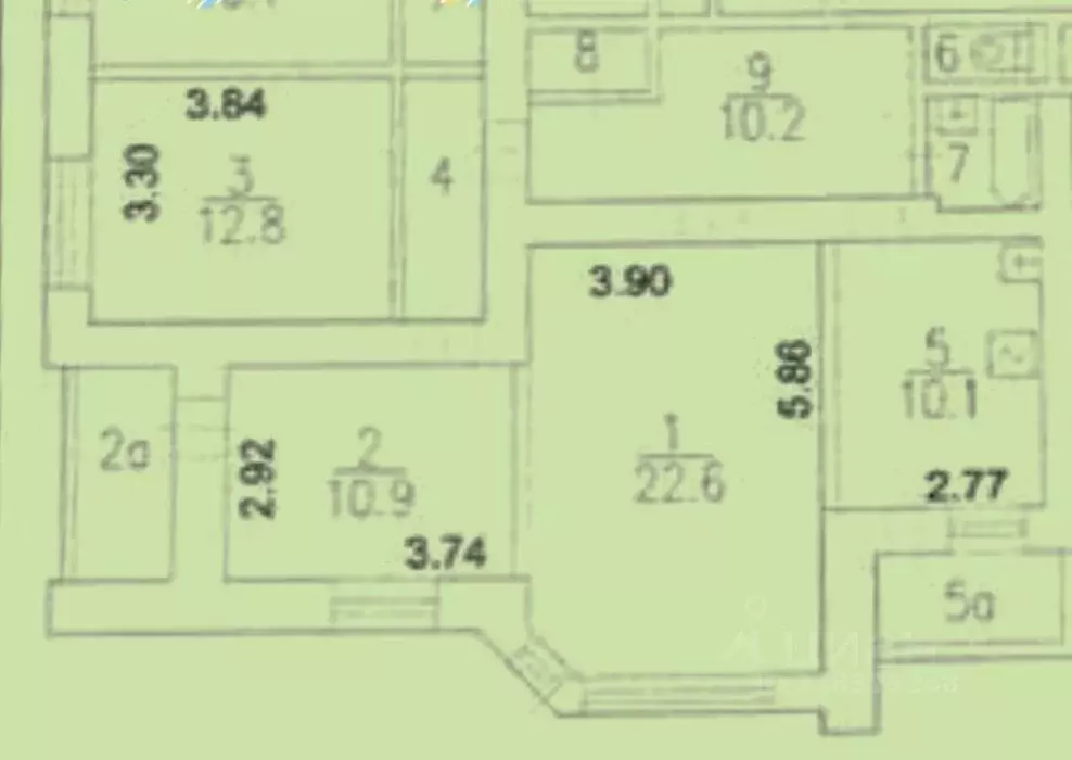 3-к кв. Москва ул. Вересаева, 10 (75.0 м) - Фото 2