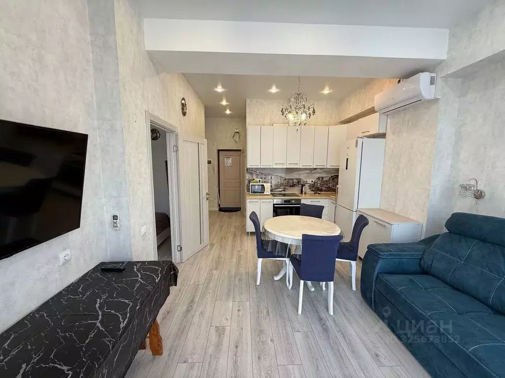 1-к кв. Краснодарский край, Сочи Мамайка мкр, ул. Крымская, 89 (37.0 ... - Фото 1