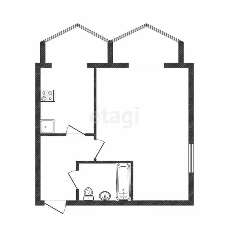 1-комнатная квартира: Тула, улица Революции, 24 (37 м) - Фото 0