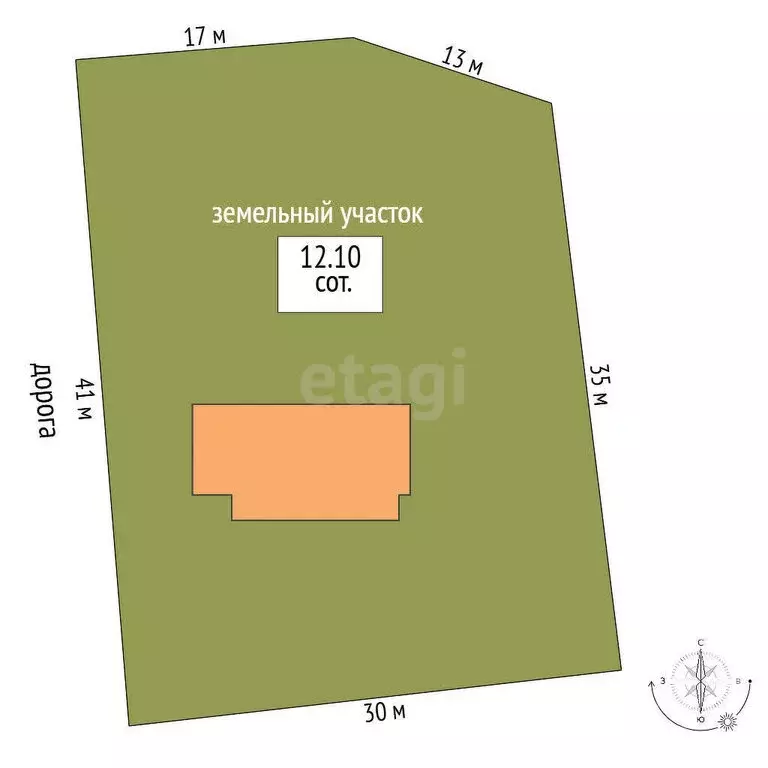 Участок в Красносельский район, Боровиковское сельское поселение, ... - Фото 1