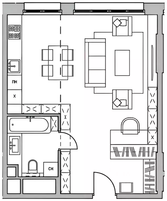 1-к кв. Московская область, Люберцы ул. 8 Марта, 48 (45.0 м) - Фото 1