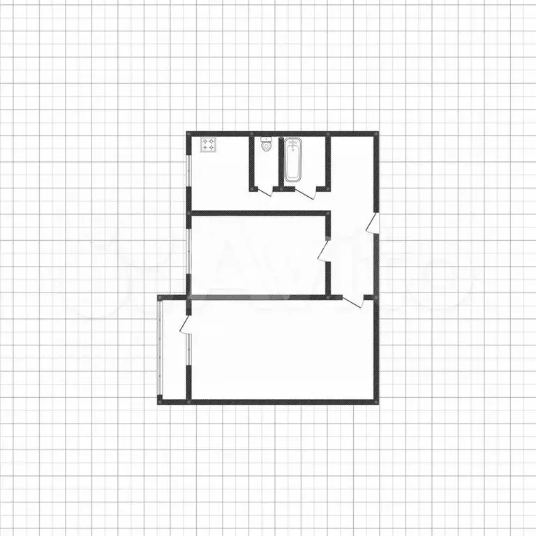 2-к. квартира, 48 м, 5/5 эт. - Фото 0