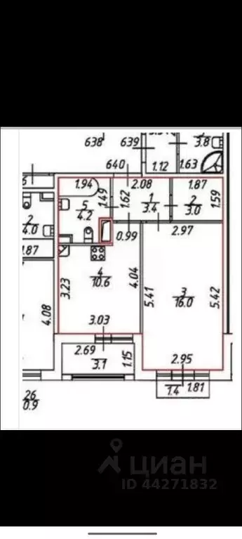 1-к кв. Санкт-Петербург аллея Арцеуловская, 9 (37.0 м) - Фото 2