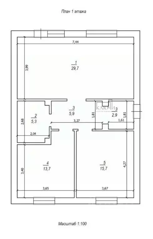 Дом в Челябинская область, Магнитогорск Балтийская ул., 2 (72 м) - Фото 2