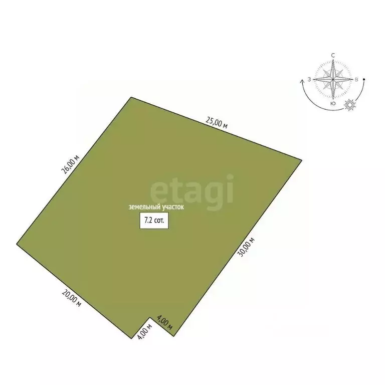 Участок в Амурская область, Благовещенский район, с. Чигири  (7.3 ... - Фото 2