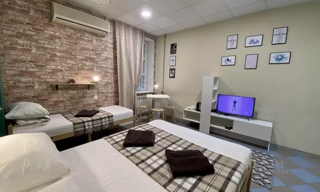 Комната Татарстан, Казань Петербургская ул., 40Б (26.0 м) - Фото 1