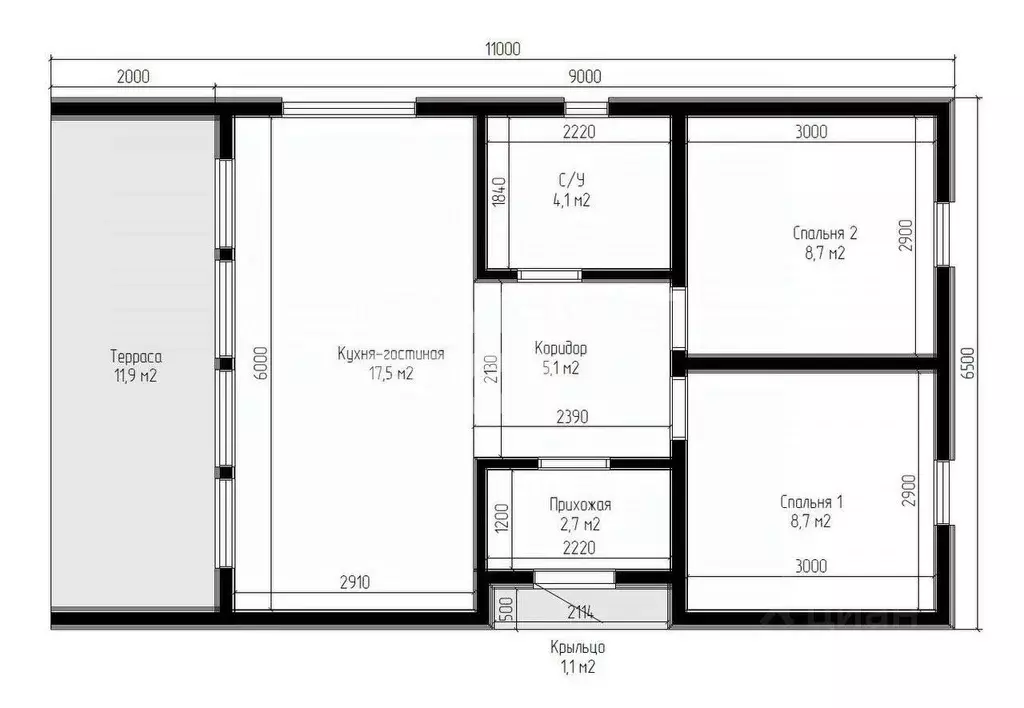 Дом в Челябинская область, Сосновский муниципальный округ, д. Ключи ... - Фото 2