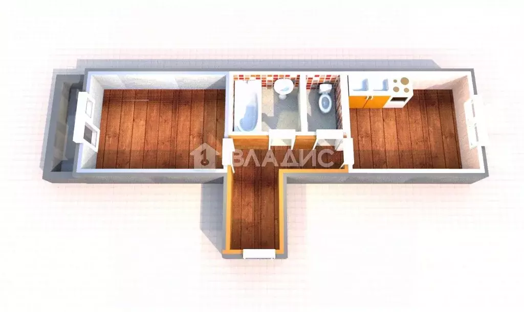 1-к кв. Иркутская область, Ангарск 9-й мкр, 91 (39.4 м) - Фото 2