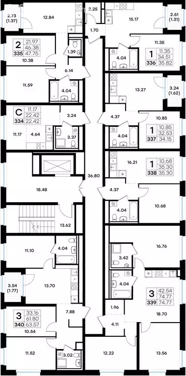 Квартира-студия: Казань, ЖК Глоракс Экосити, ЖК Урбан-Квартал (22.42 ... - Фото 2