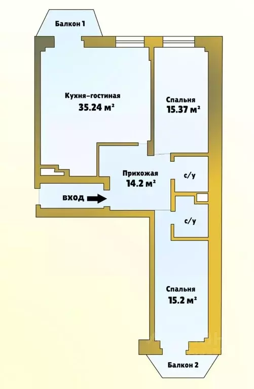3-к кв. Московская область, Апрелевка Наро-Фоминский городской округ, ... - Фото 2