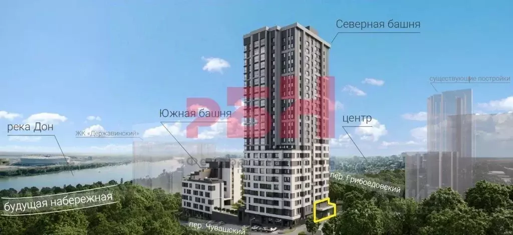 Помещение свободного назначения в Ростовская область, Ростов-на-Дону ... - Фото 0