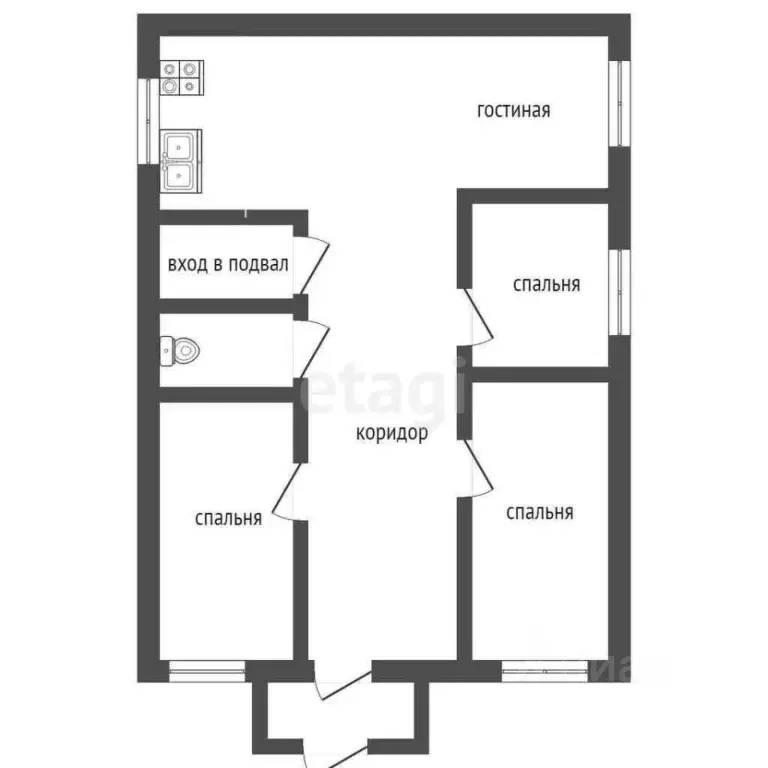 Дом в Татарстан, Альметьевск ул. Лисина, 6 (286 м) - Фото 1