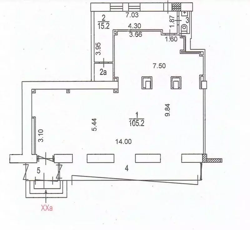 Помещение свободного назначения в Москва Ленинский просп., 62/1 (142 ... - Фото 2