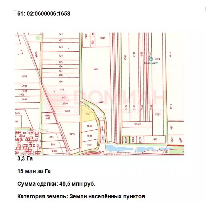 Участок в Ростовская область, Аксайский район, Щепкинское с/пос, пос. ... - Фото 2