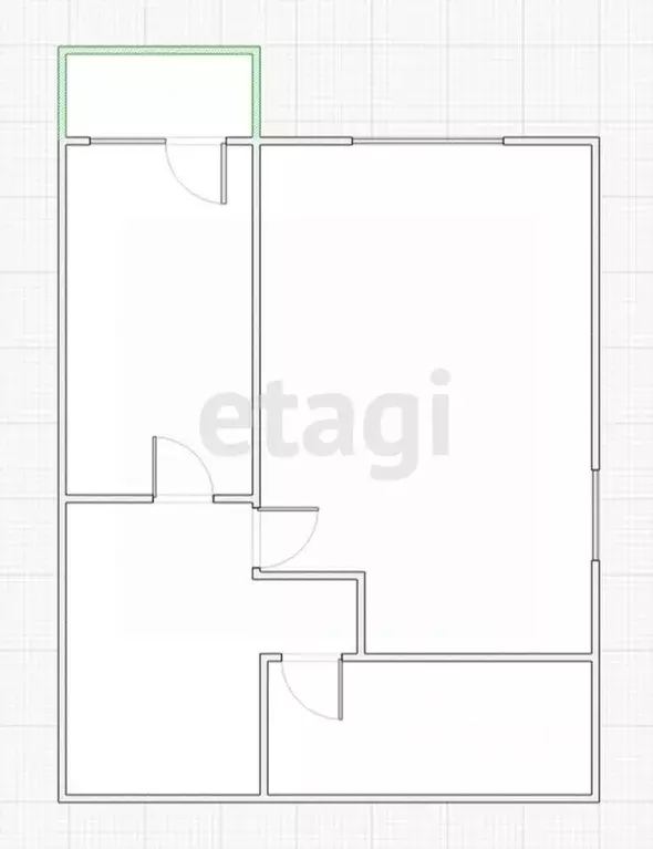 1-к кв. Костромская область, Кострома Венеция мкр, 24 (33.0 м) - Фото 1