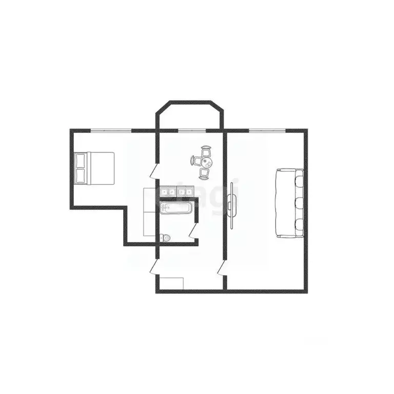 2-к кв. Дагестан, Махачкала ул. Бейбулатова, 4 (46.0 м) - Фото 1