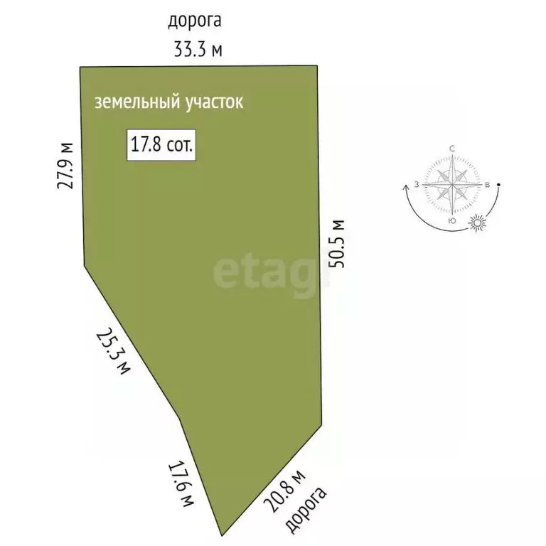 Участок в Ростовская область, Аксайский район, Старочеркасская ст-ца  ... - Фото 2