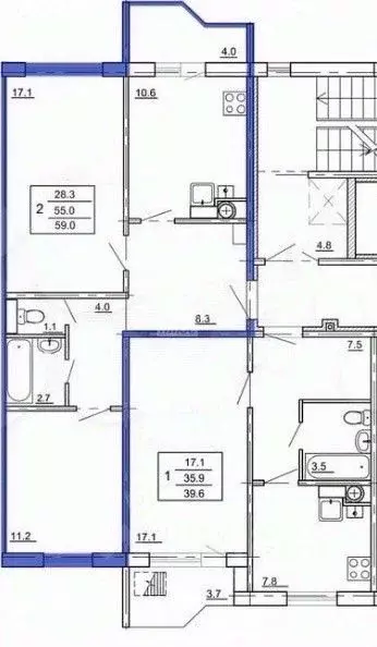 2-к кв. Костромская область, Кострома Содружество мкр, 4 (59.0 м) - Фото 1