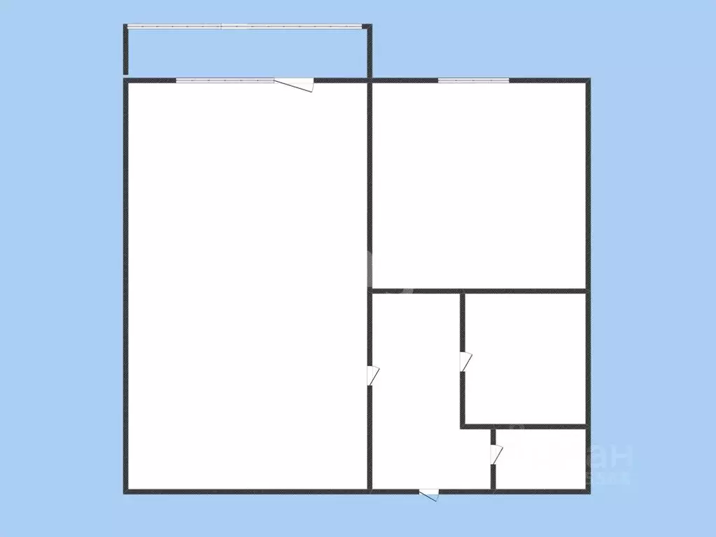 1-к кв. Белгородская область, Губкинский городской округ, пос. ... - Фото 2