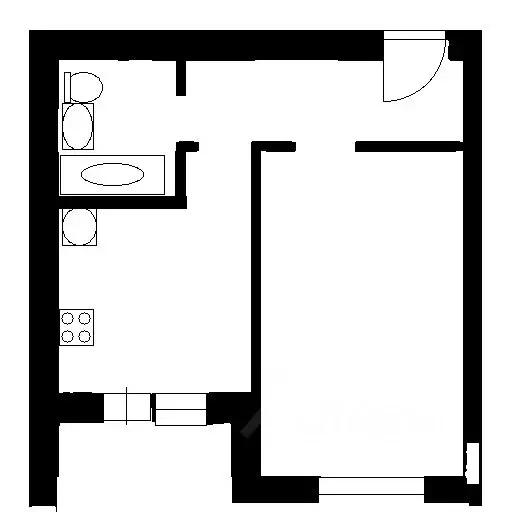 1-к кв. Самарская область, Волжский район, Смышляевка городское ... - Фото 2