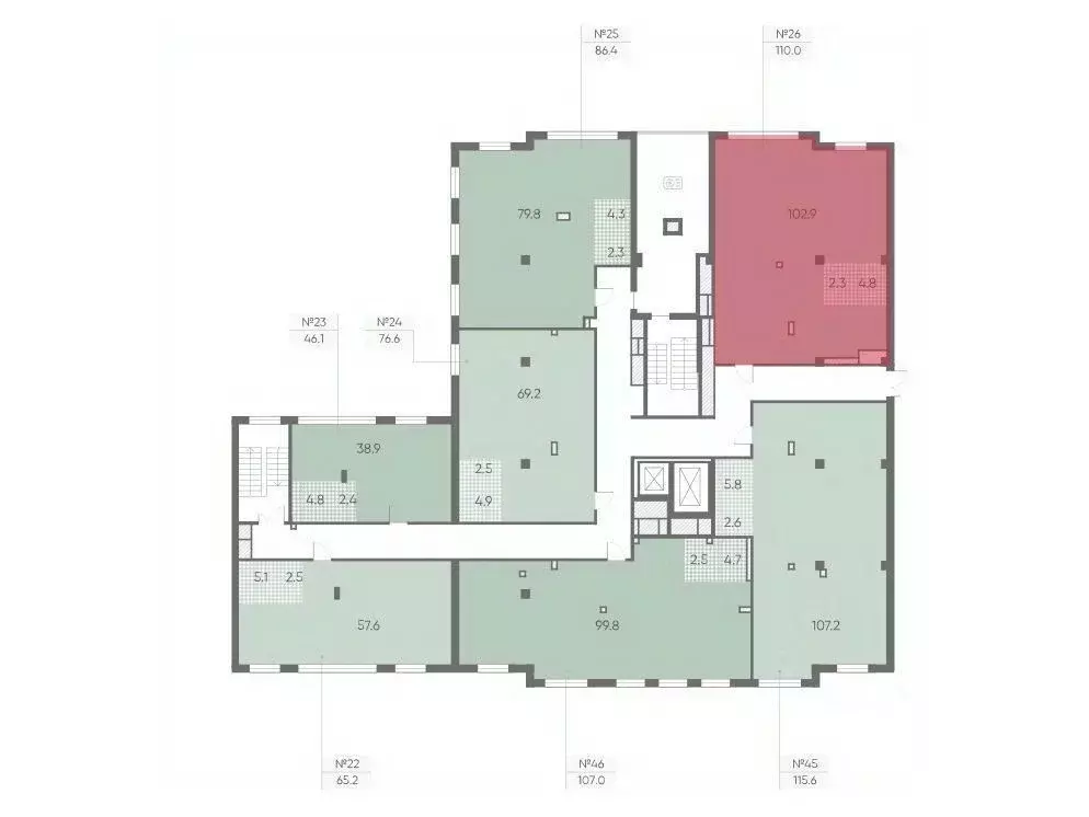 Офис в Санкт-Петербург Партизанская ул., 5 (110 м) - Фото 2