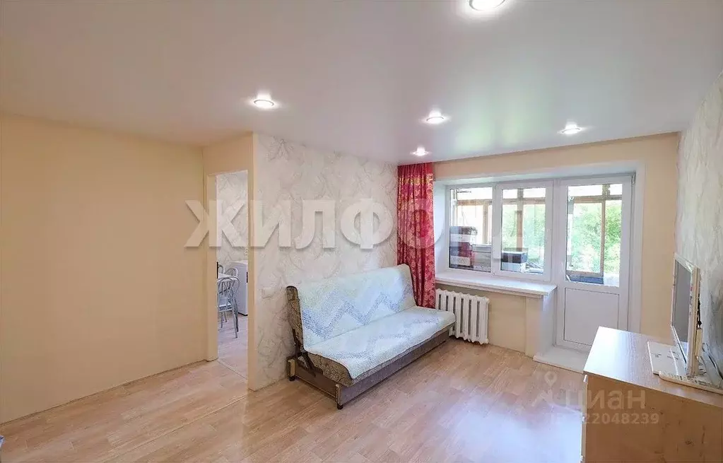 1-к кв. Новосибирская область, Новосибирск ул. Макаренко, 27/3 (31.1 ... - Фото 1