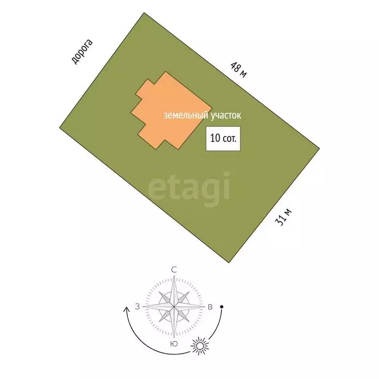 Дом в село Усть-Заостровка, Звёздная улица (166 м) - Фото 2