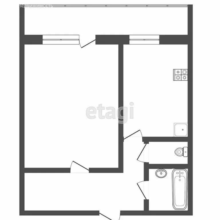 1-комнатная квартира: Саранск, 1-я Набережная улица, 68 (40.3 м) - Фото 1