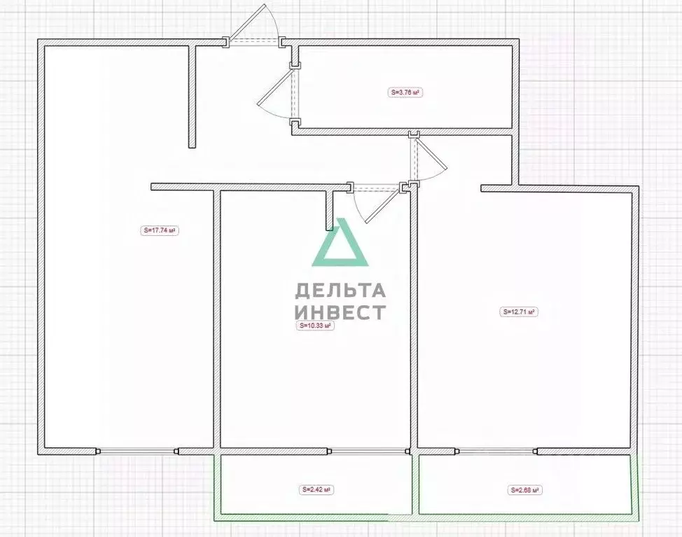 2-к кв. Башкортостан, Уфа ул. Артезианская, 7 (53.43 м) - Фото 2