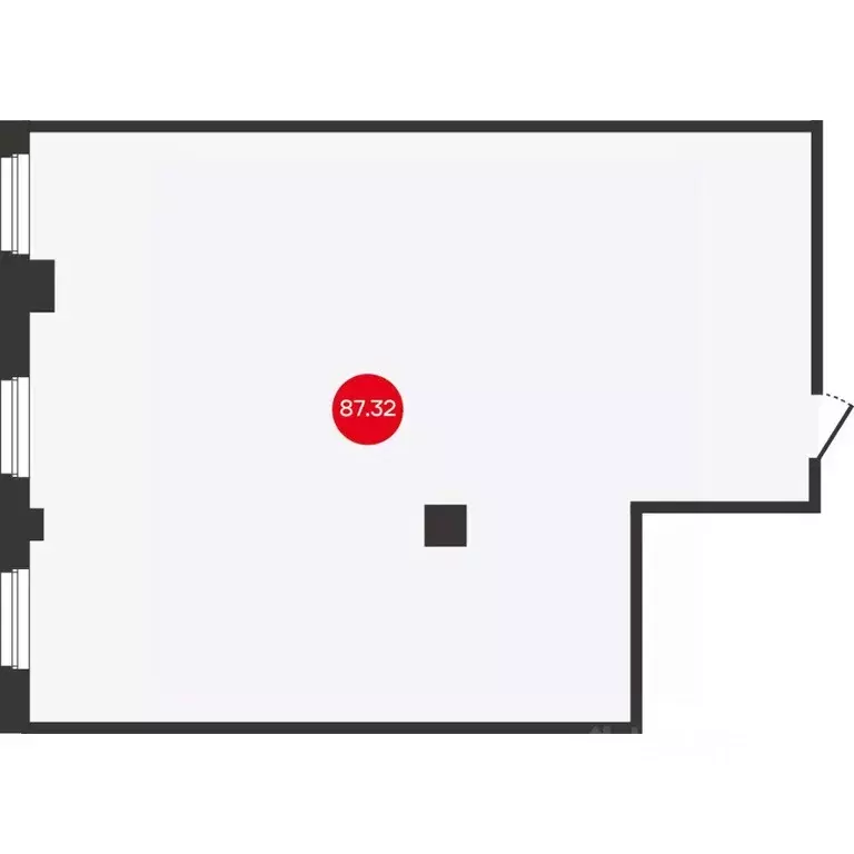 Офис в Новосибирская область, Новосибирск Первомайская ул., 43 (87 м) - Фото 1