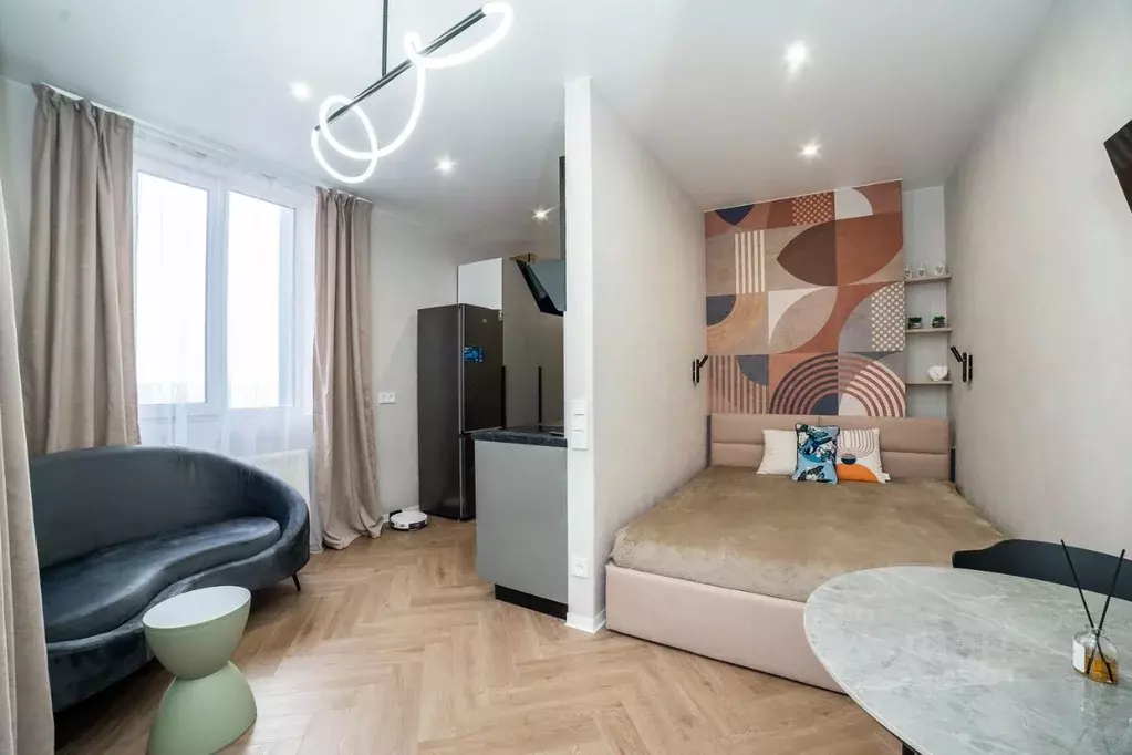 Студия Приморский край, Владивосток ул. Полковника Фесюна, 22 (28.0 м) - Фото 2