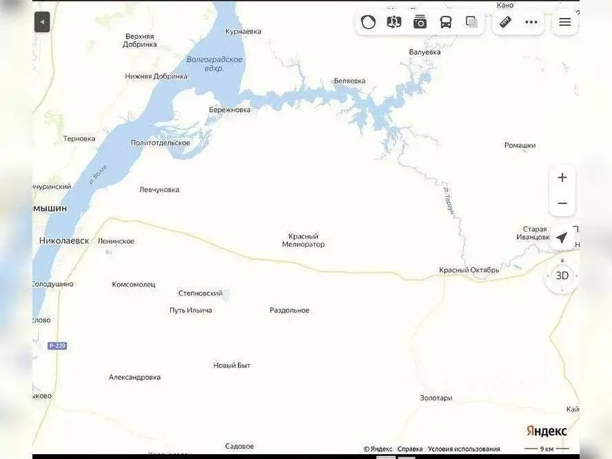 Участок в Волгоградская область, Николаевский район, Барановское ... - Фото 1