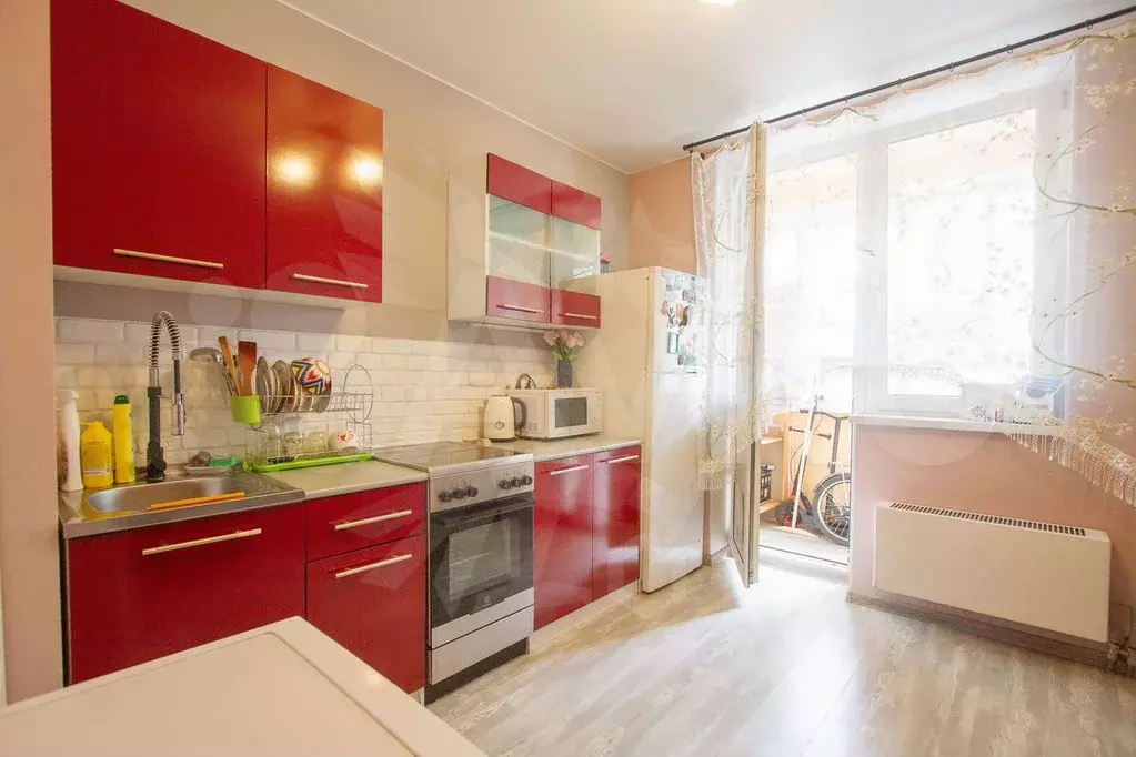 1-к. квартира, 35,7 м, 1/4 эт. - Фото 1
