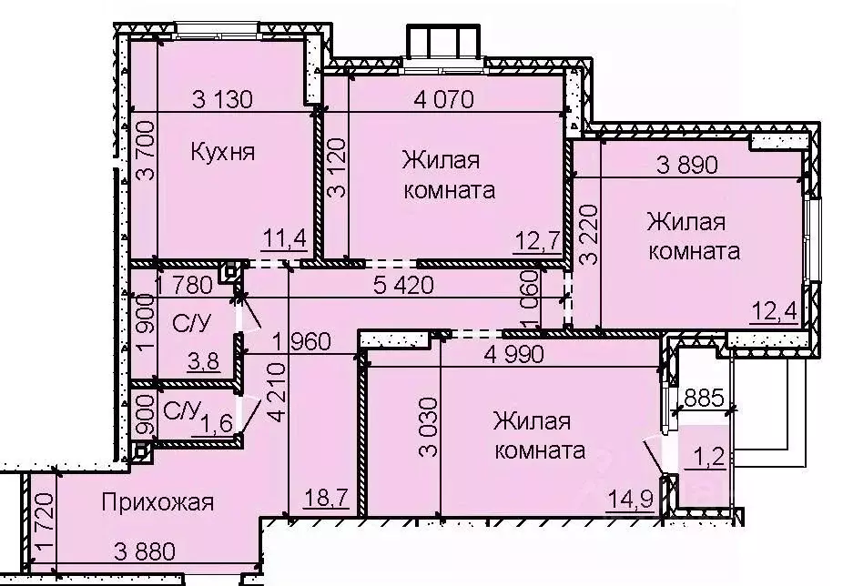 3-к кв. Новосибирская область, Новосибирск Юбилейный мкр, ул. ... - Фото 0