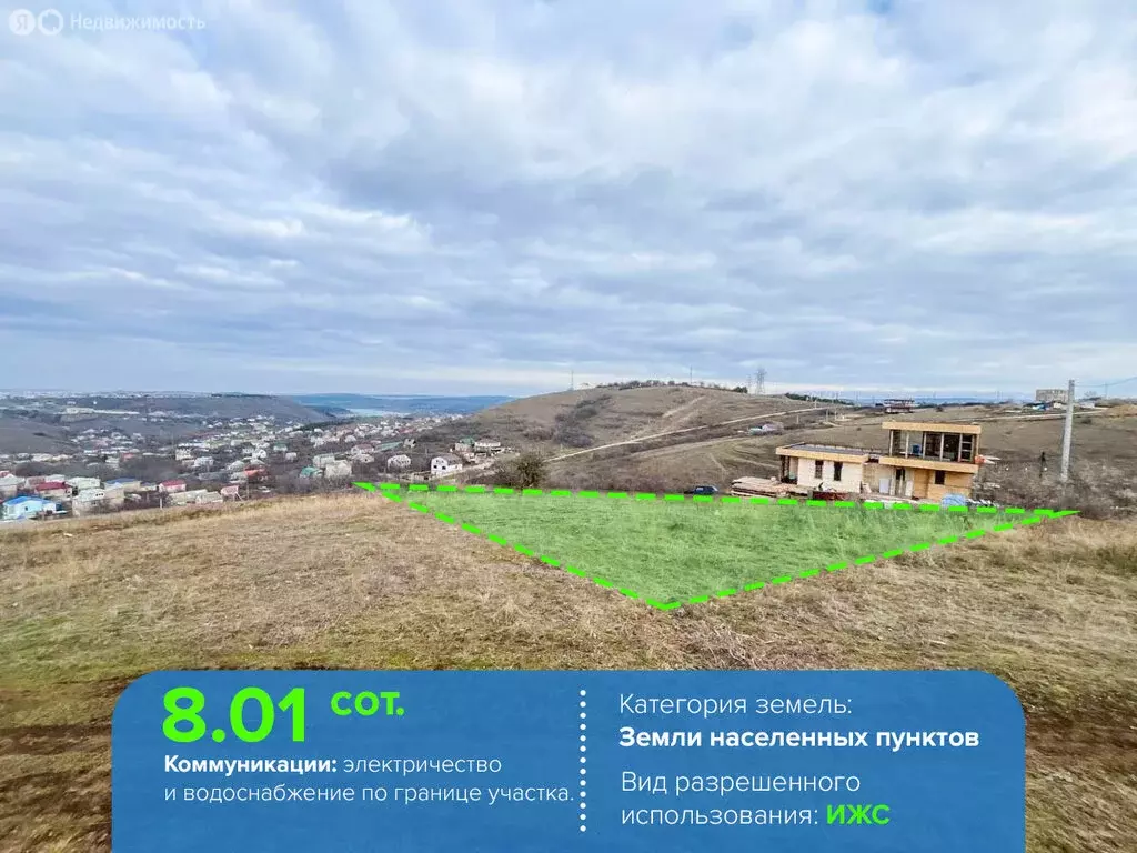 Участок в Украинка, Подгорная улица (8.01 м) - Фото 2