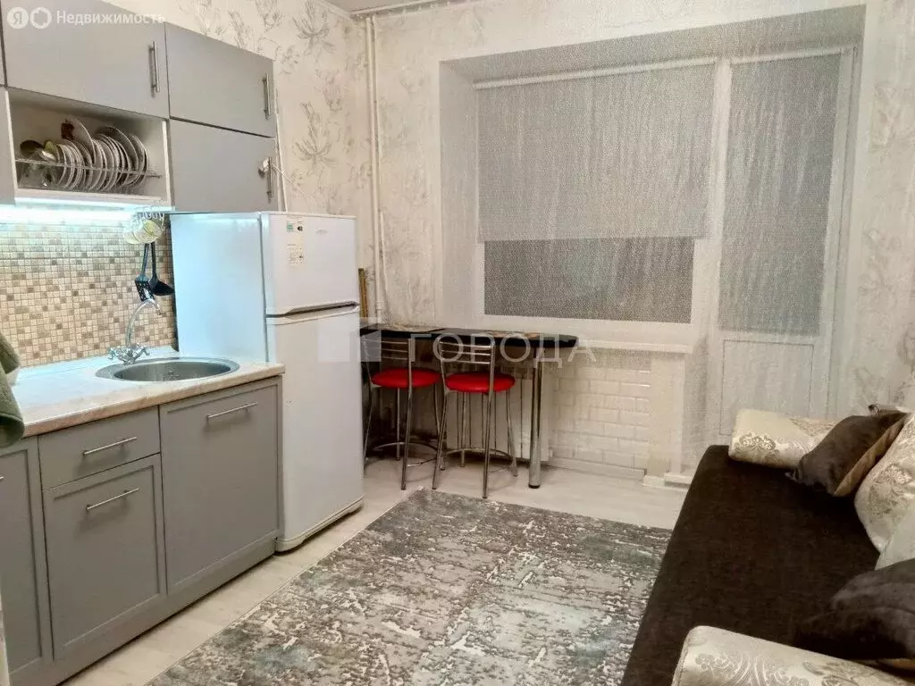 Квартира-студия: Новосибирск, улица Блюхера, 26 (12 м) - Фото 1