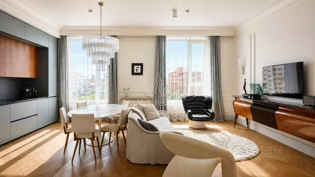 4-к кв. Москва ул. Пресненский Вал, 21 (130.0 м) - Фото 1