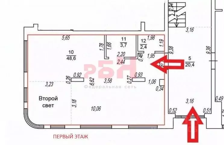 Помещение свободного назначения в Свердловская область, Екатеринбург ... - Фото 2