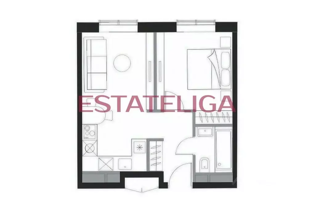 2-к кв. Москва пл. Курского Вокзала, 1 (40.0 м) - Фото 2