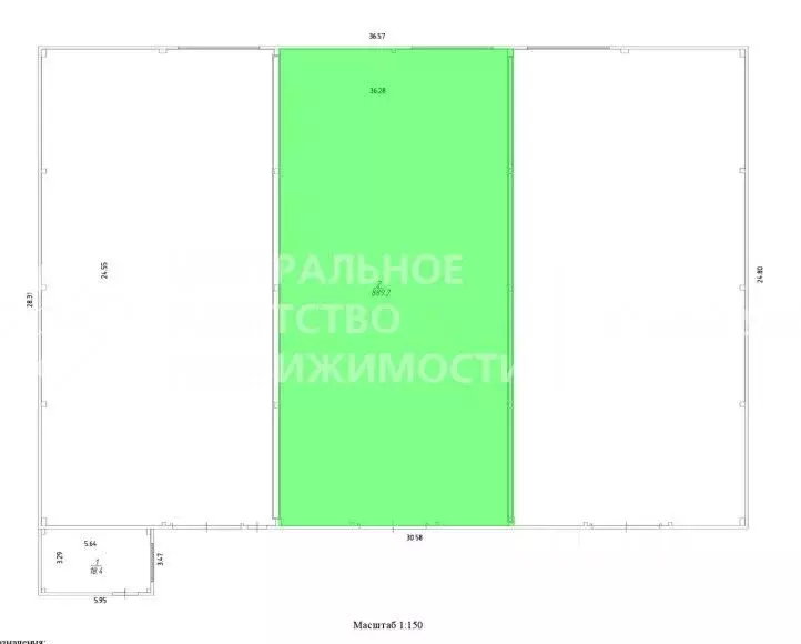 Склад в Рязанская область, Рязанский муниципальный округ, с. Дядьково ... - Фото 2