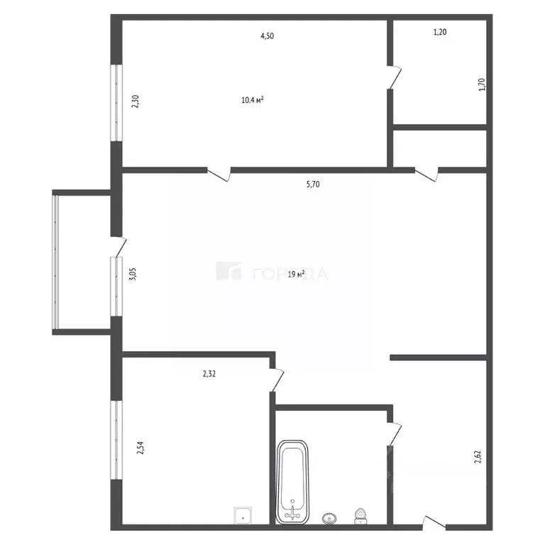 2-к кв. Кемеровская область, Новокузнецкий муниципальный округ, пос. ... - Фото 2