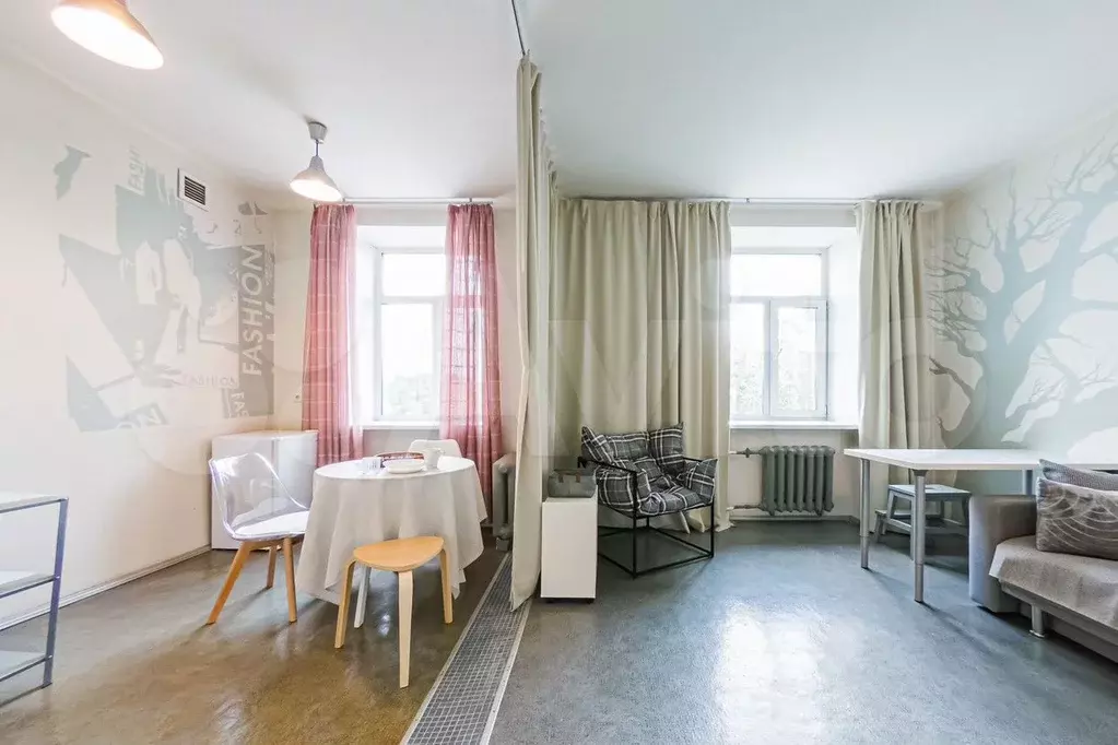 Квартира-студия, 39,9 м, 4/5 эт. - Фото 1