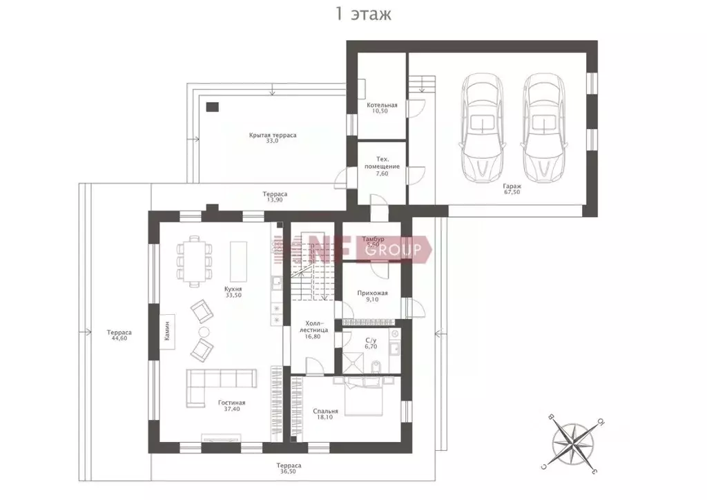 Коттедж в Ленинградская область, Выборгский район, Первомайское с/пос, ... - Фото 2