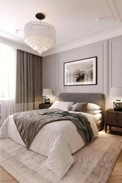 2-к кв. Москва ул. Улофа Пальме, 1 (88.8 м) - Фото 1