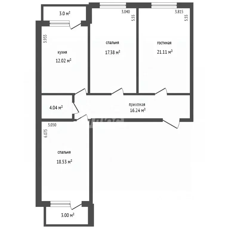 3-к кв. Дагестан, Дербент ул. Сальмана, 58Б (102.0 м) - Фото 2