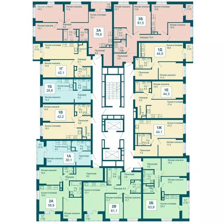 2-комнатная квартира: Екатеринбург, улица 8 Марта, 197 (61.1 м) - Фото 1