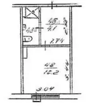 Комната Коми, Сыктывкар ул. Морозова, 126 (16.7 м) - Фото 2