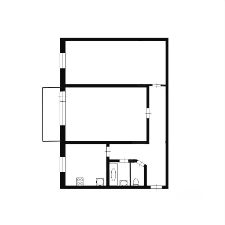 2-к кв. Санкт-Петербург Софийская ул., 35К6 (46.0 м) - Фото 2